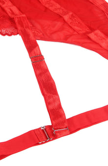 Bodies YesX YX858Q Red Bodysuit