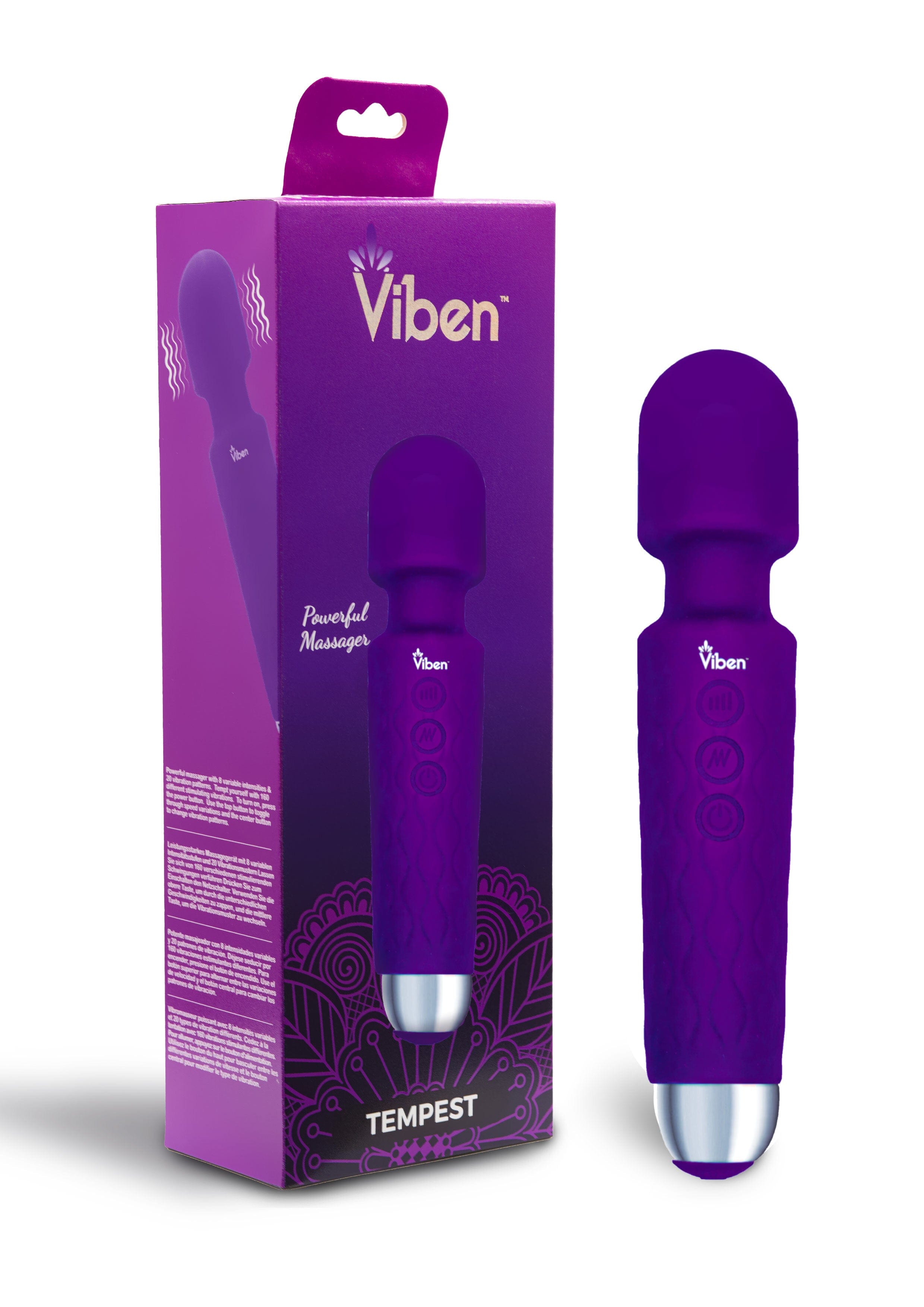 Body Massagers Tempest - Intense Wand Massager - Violet