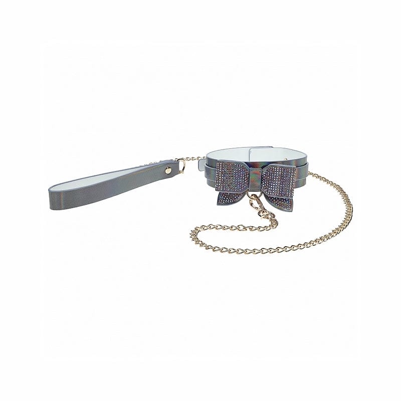 BONDAGE, FETISH & KINK Ouch! Paris Collection Collar w/Leash Bk