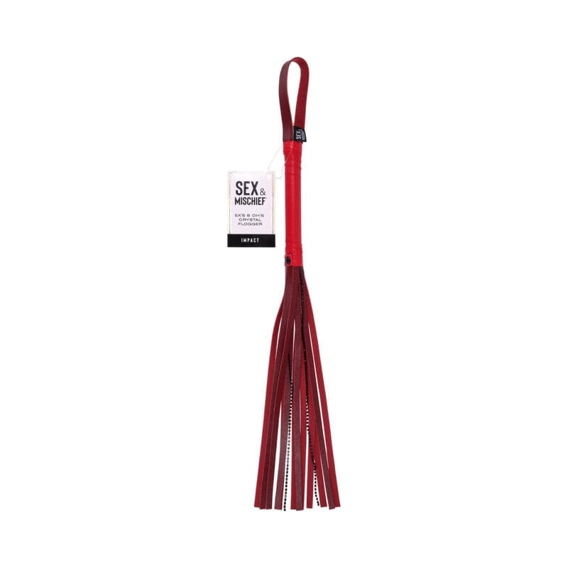 BONDAGE, FETISH & KINK SS S&M Ex's & Oh's Crystal Flogger