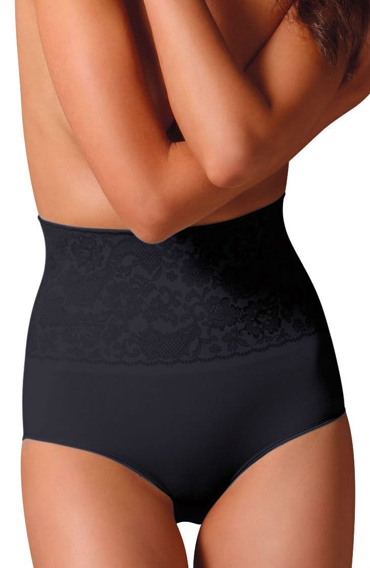 Briefs & Thongs Control Body 311572 Shaping Brief With Screen Print Lace Nero