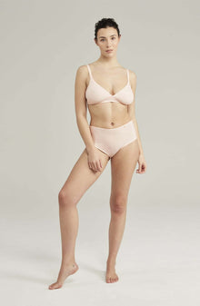 Briefs & Thongs The Second Skin Stretch High Waist Brief Blush Pink