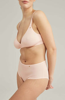 Briefs & Thongs The Second Skin Stretch High Waist Brief Blush Pink