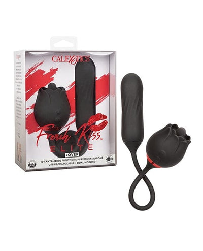 French Kiss Elite Lover Dual-Motor Clitoral & Rotating Vibrator – Black