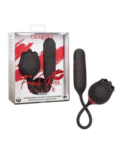 French Kiss Elite Romeo Dual-Motor Clitoral & Thrusting Vibrator – Black