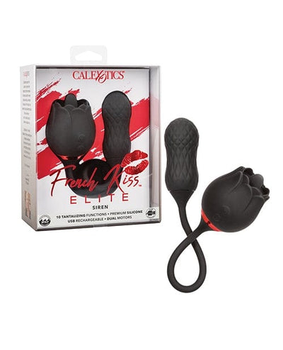French Kiss Elite Siren Dual-Motor Clitoral & G-Spot Vibrator – Black