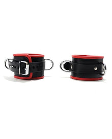 Closeouts 665 Padded Locking Wrist Restraints – Red Leather