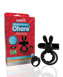 Couples Screaming O Ohare Remote-Controlled Vibrating Ring – Black
