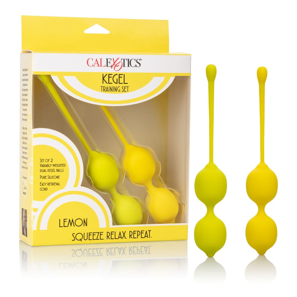 Eggs & Bullets Kegel Training Set Lemon