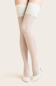 Hosiery Gabriella Calze Exclusive 201 Hold Ups White