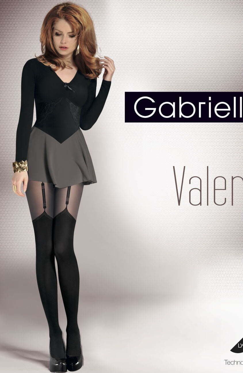 Hosiery Gabriella Fantasia Valery Tights Black