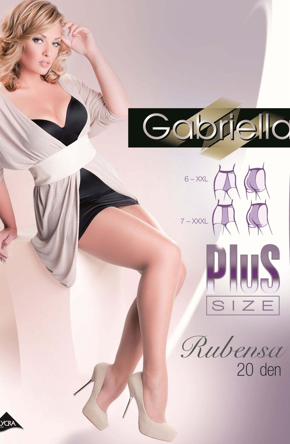 Hosiery Gabriella Plus Rubensa 161 Tights Beige