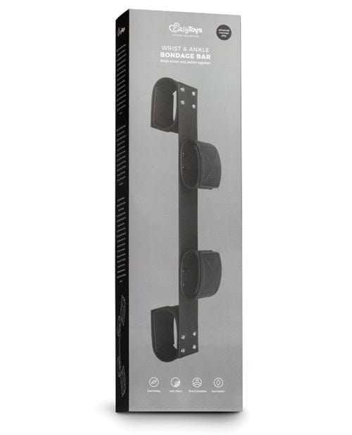 Leg & Ankle Cuffs Easy Toys Wrist & Ankle Bondage Bar - Black