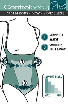 Lingerie Sets Control Body 510184 Open Bust Shaping Body Skin