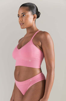 Lingerie Sets The TENCEL(TM) Seamless Bralette Rose Pink