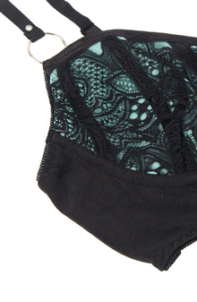 Lingerie Sets YesX YX830 Underwired Bra & Brief Set – Blue/Black
