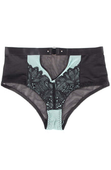 Lingerie Sets YesX YX830 Underwired Bra & Brief Set – Blue/Black