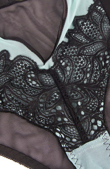 Lingerie Sets YesX YX830 Underwired Bra & Brief Set – Blue/Black