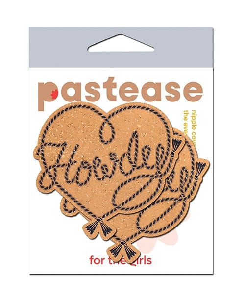 Pasties Pastease Howdy Rope Heart - Tan O/S