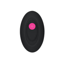 Rechargable Crystal Clear Curved Remote Vibrator - Pink
