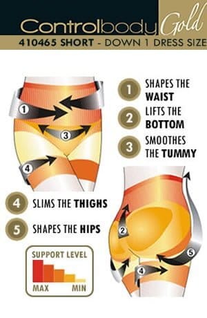 Shapewear Control Body 410465 Shaping Short Skin