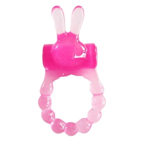 Vibrating Cockrings Vibrating Bunny Ring - Pink