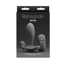 Vibrators Renegade Echo Remote Prostate Massager - Black