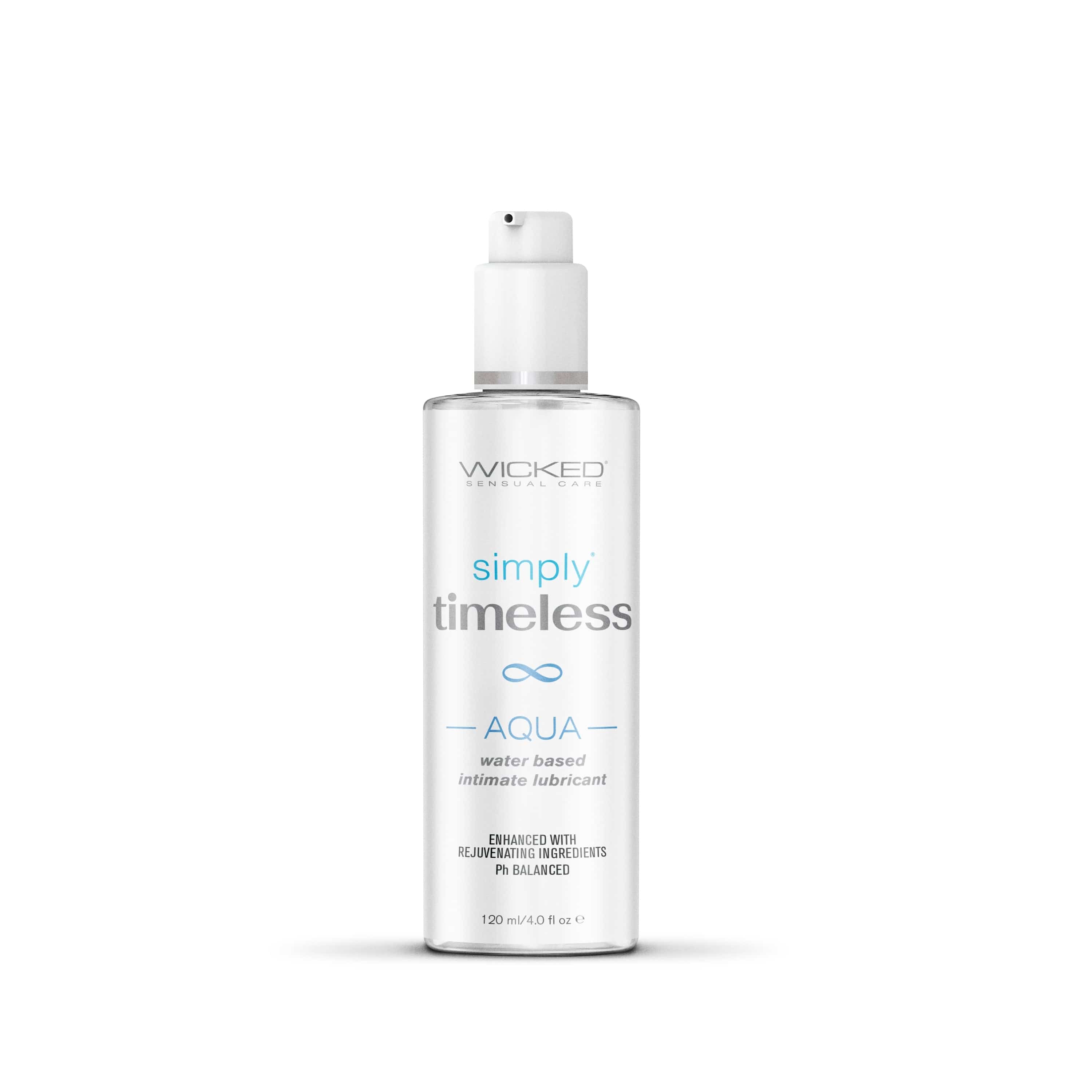 Water Based Lubricants Simply Timeless - Aqua Water Based 4 Oz