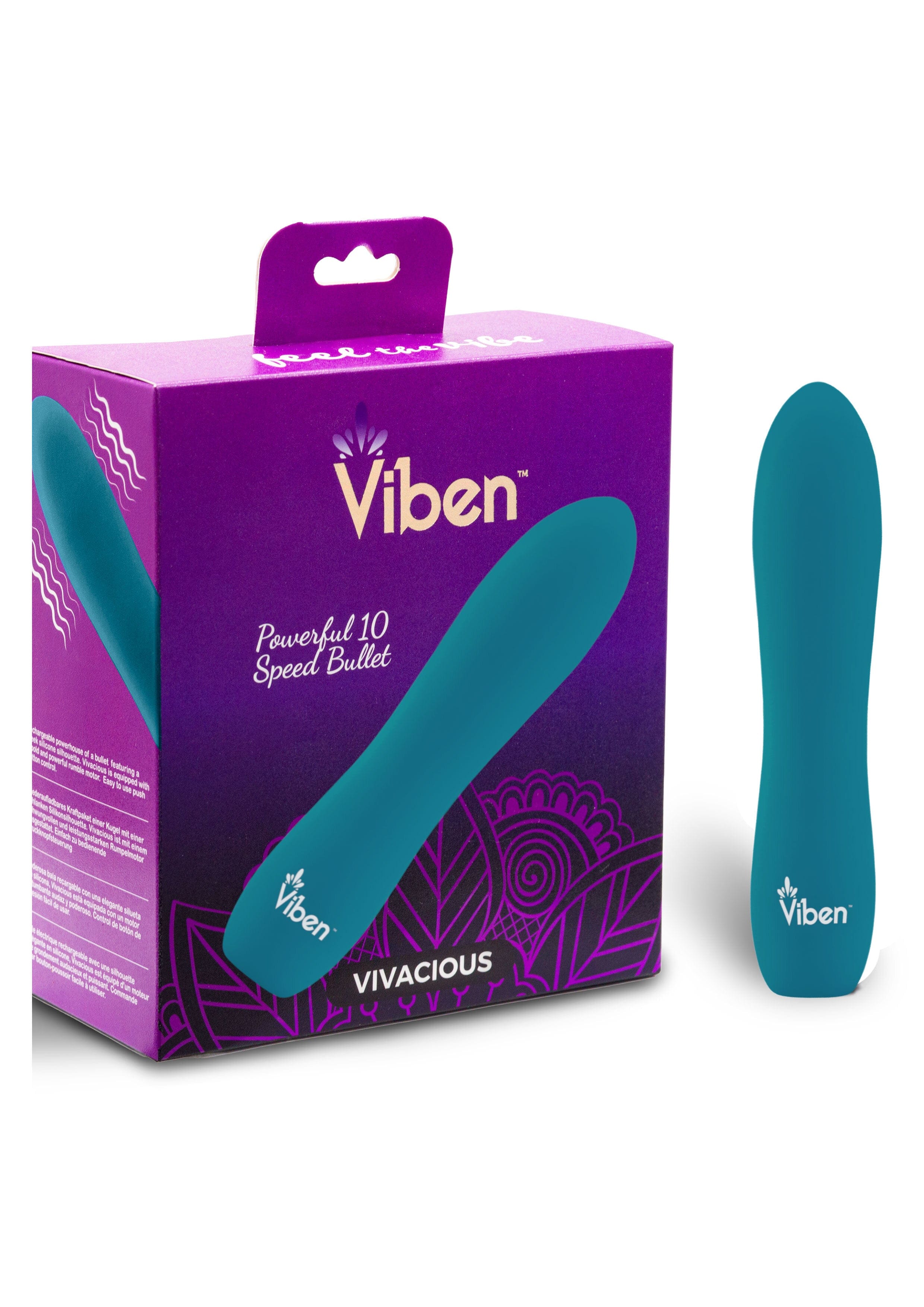 Wireless Vivacious - Ocean - Intense 10-Function Bullet