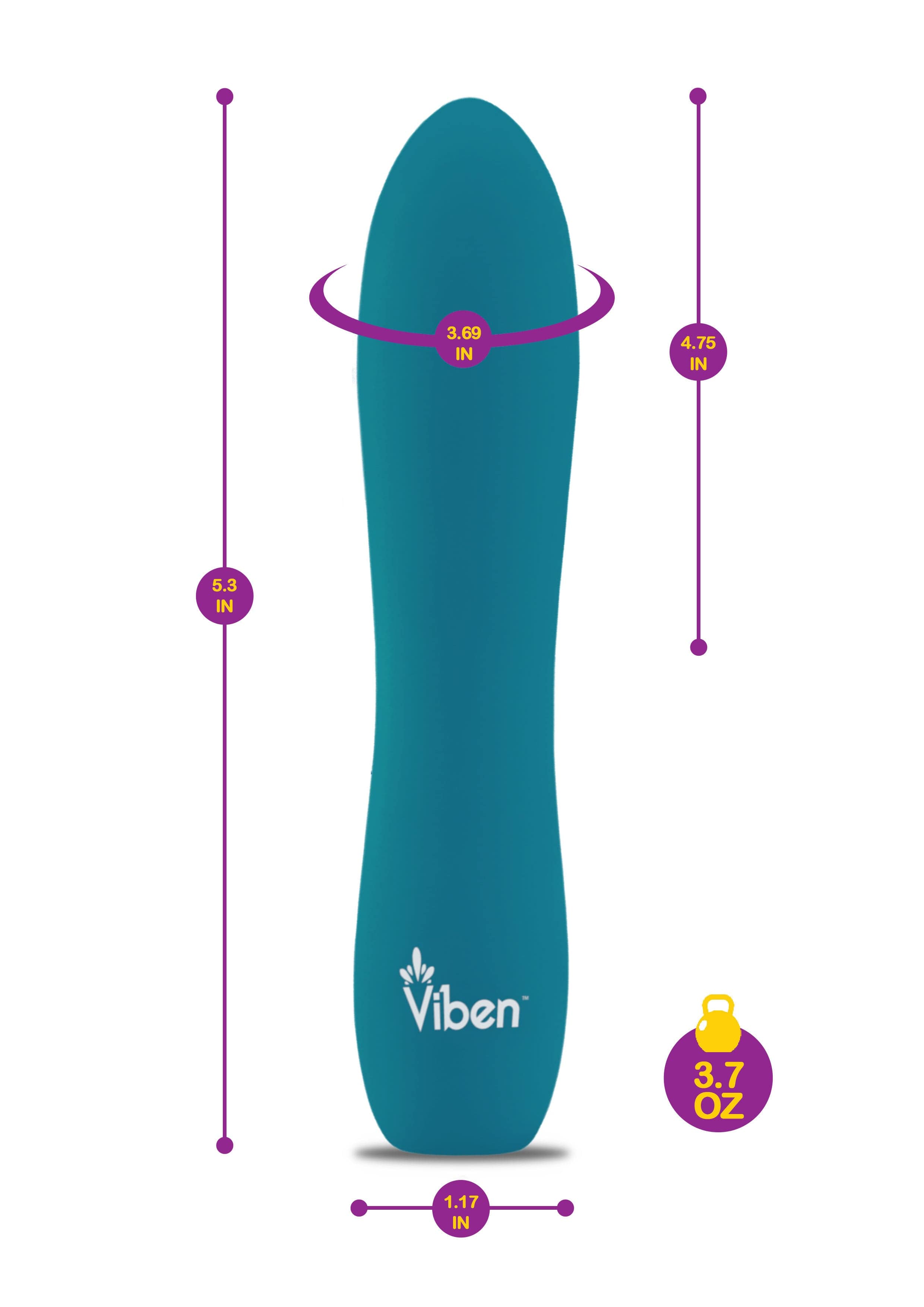 Wireless Vivacious - Ocean - Intense 10-Function Bullet