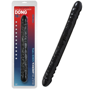 Dongs - Double Dongs Veined Double Header Dong 18in. (Black)