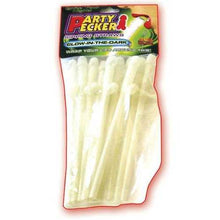 HOTT Products glow-in-the-dark novelty party sipping straws 10 pack