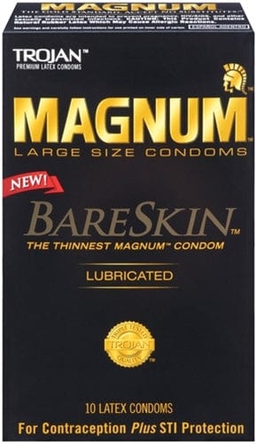 10 Packs Trojan Magnum Bareskin - 10 Pack