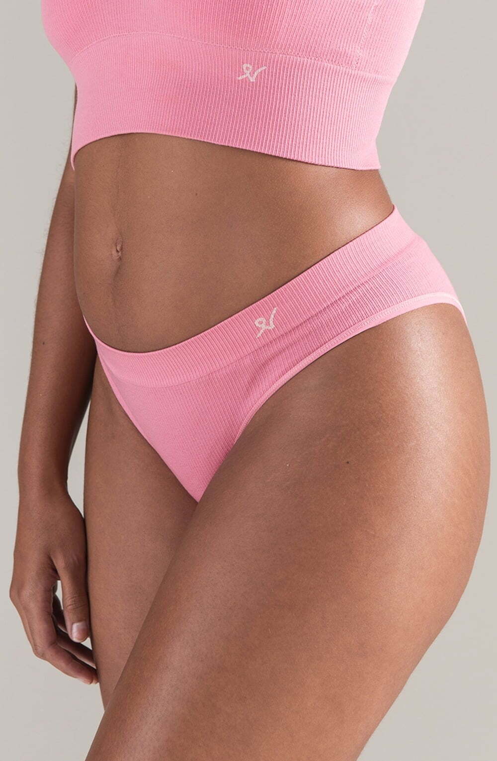The TENCEL(TM) High Leg Brief Rose Pink