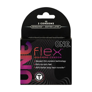 3 Packs One Flex 3 Ct Condoms