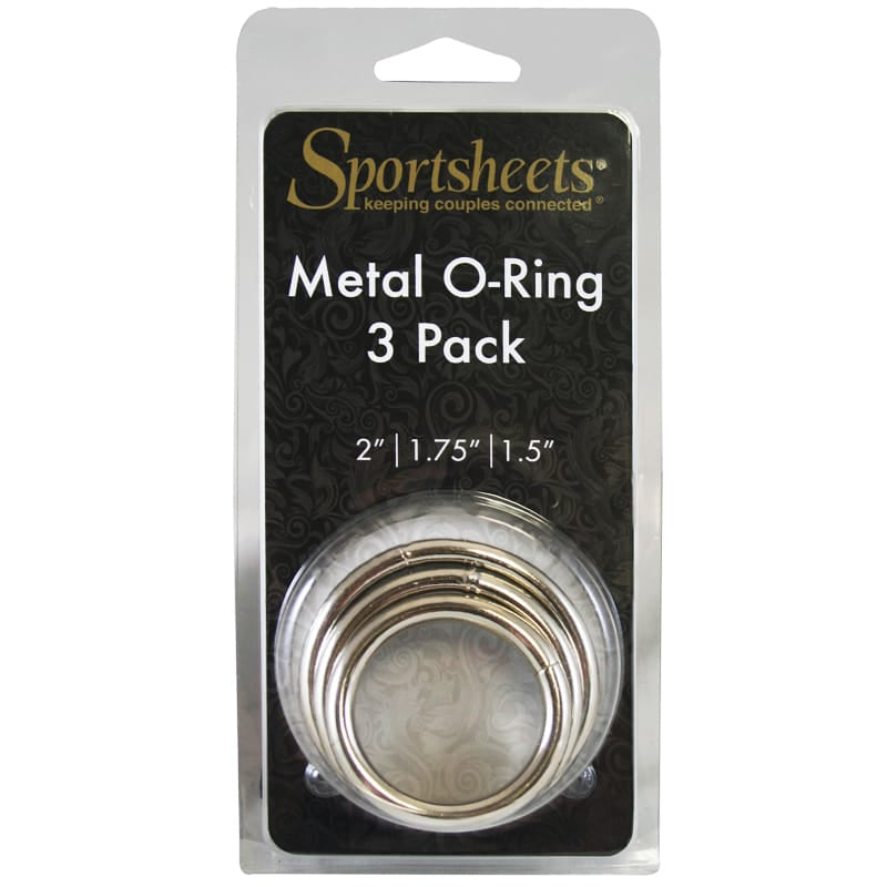 SS Metal O-Ring 3pk Silver