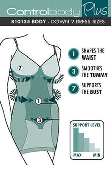 Shapewear Control Body 810135 Shaping Slip Skin