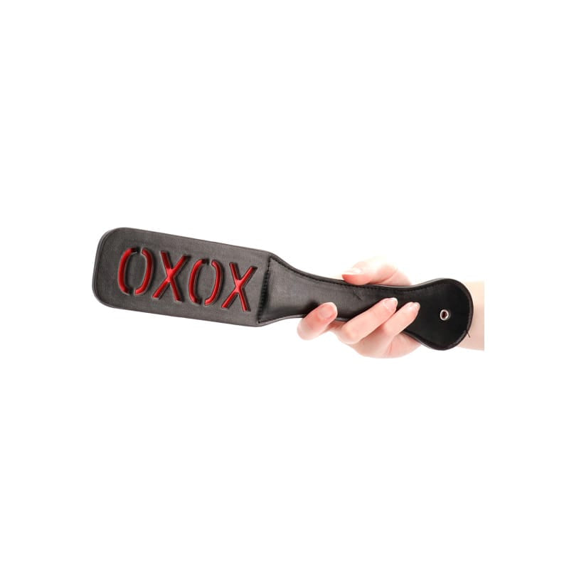 BONDAGE, FETISH & KINK Ouch 'XOXO' Paddle Black