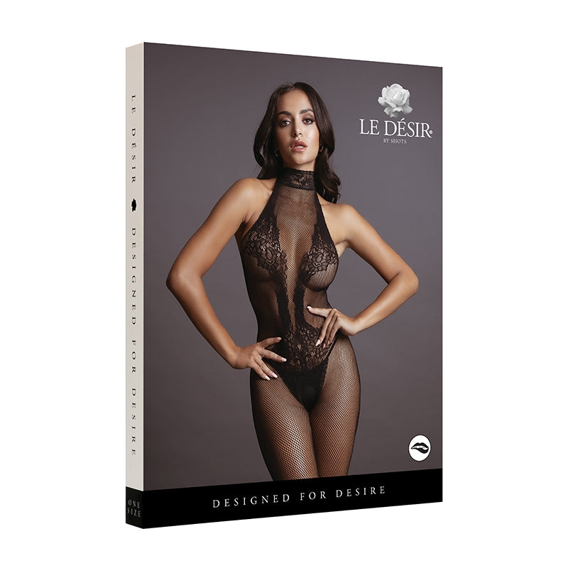 Le Desir High-Neck Bodystocking Black OS