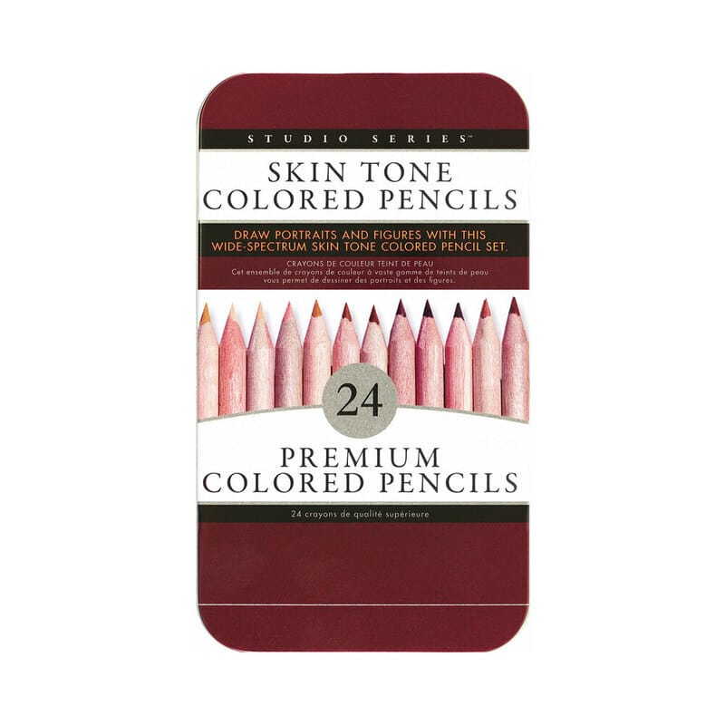 Skin Tone Colored Pencils 24-Pack