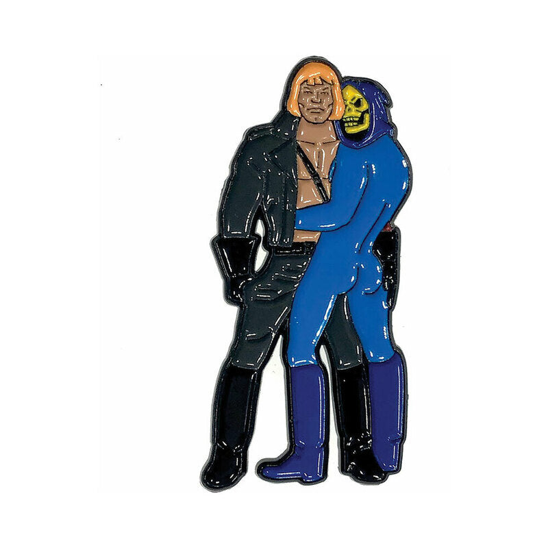 G&K Strongman & Skeleton Guy Enamel Pin