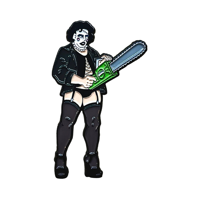 G&K Rocky Chainsaw Face Enamel Pin