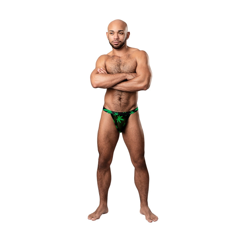 MP Hazy Dayz Micro Thong Pot Leaf S/M