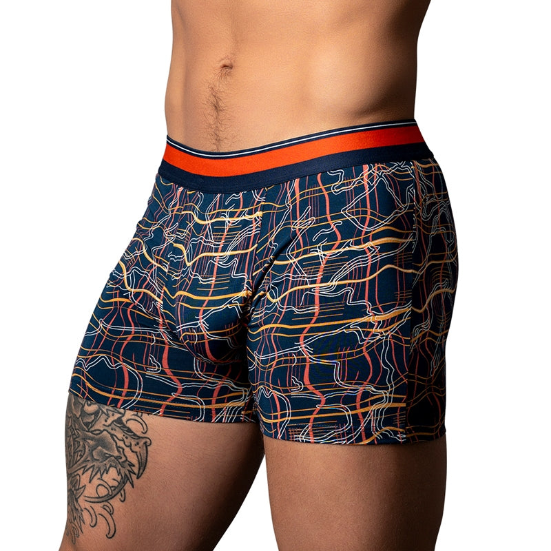 MP Soo Cumfy Boxer Brief Navy/Orange L