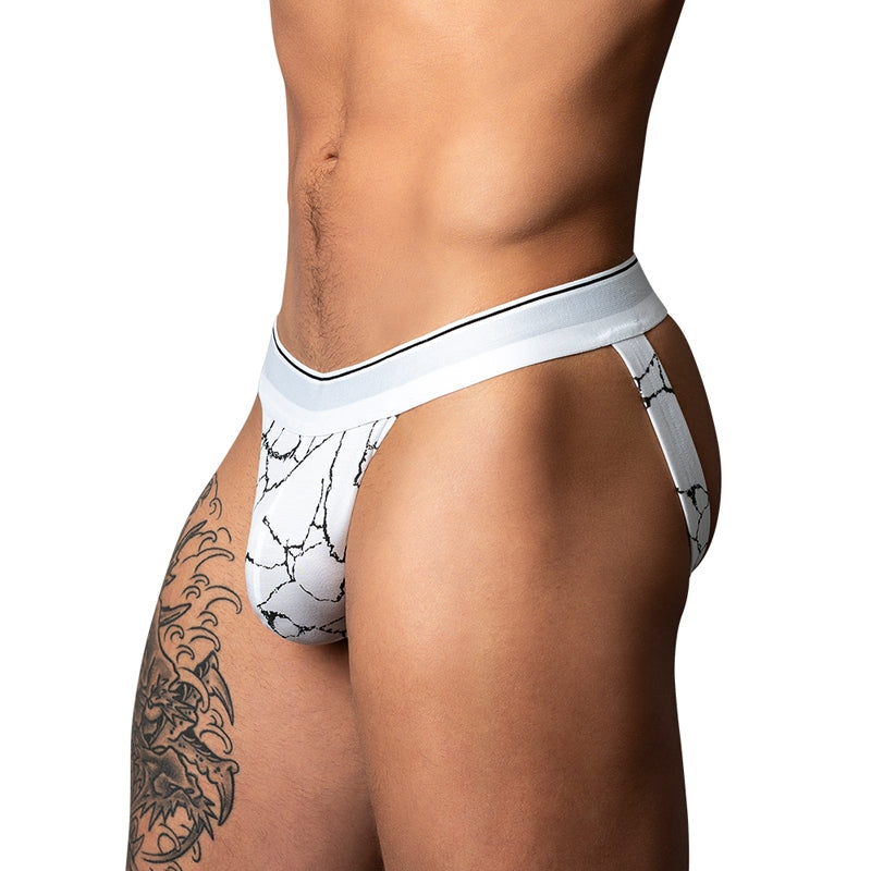 MP Soo Cumfy Jock Black/White LXL