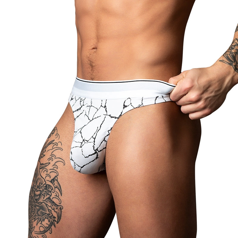 MP Soo Cumfy Thong Black/White LXL