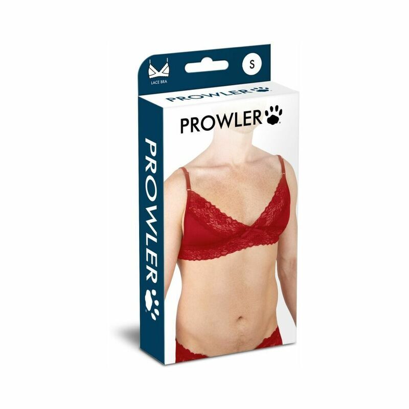 Prowler Red Lace Bra Small