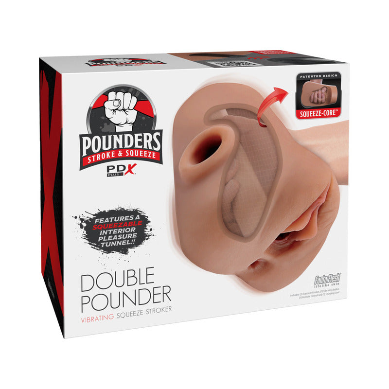 PDX Plus Double Pounder Vib Squ Strok Br