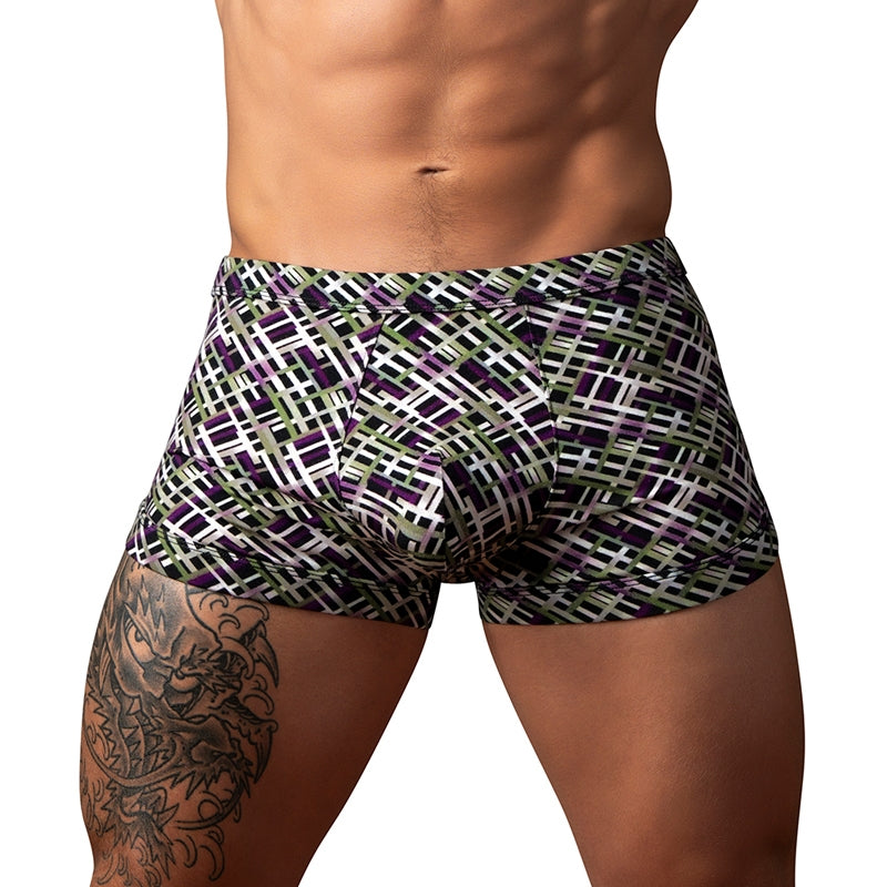 MP Gridlock'd Short with Strap Print L