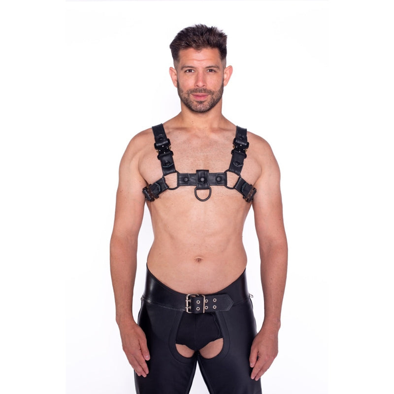 Prowler RED Bull Harness Blk w/Metal L